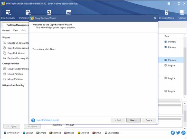 MiniTool Partition Wizard 스크린샷 2
