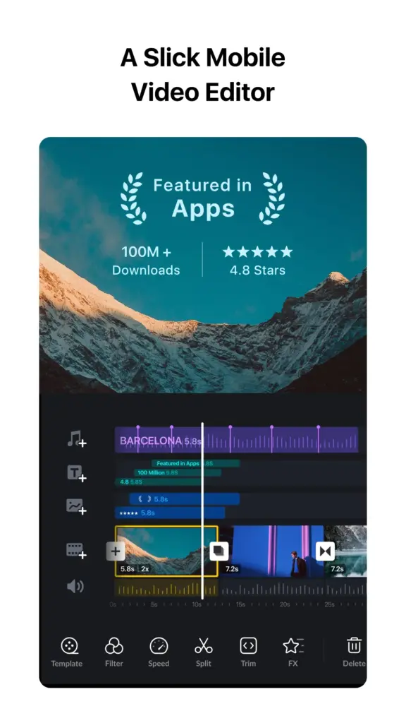 VN Video Editor 스크린샷 1