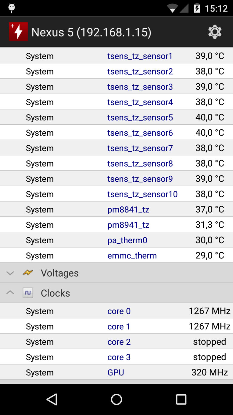 CPUID HWMonitor PRO 스크린샷 1