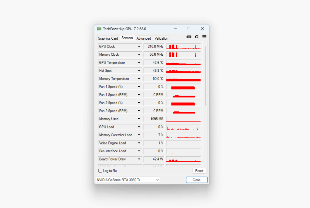GPU-Z 스크린샷 3