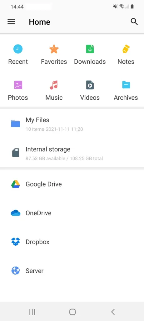 WinZip 스크린샷 1