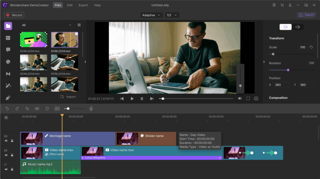 데모크리에이터 스크린샷 2