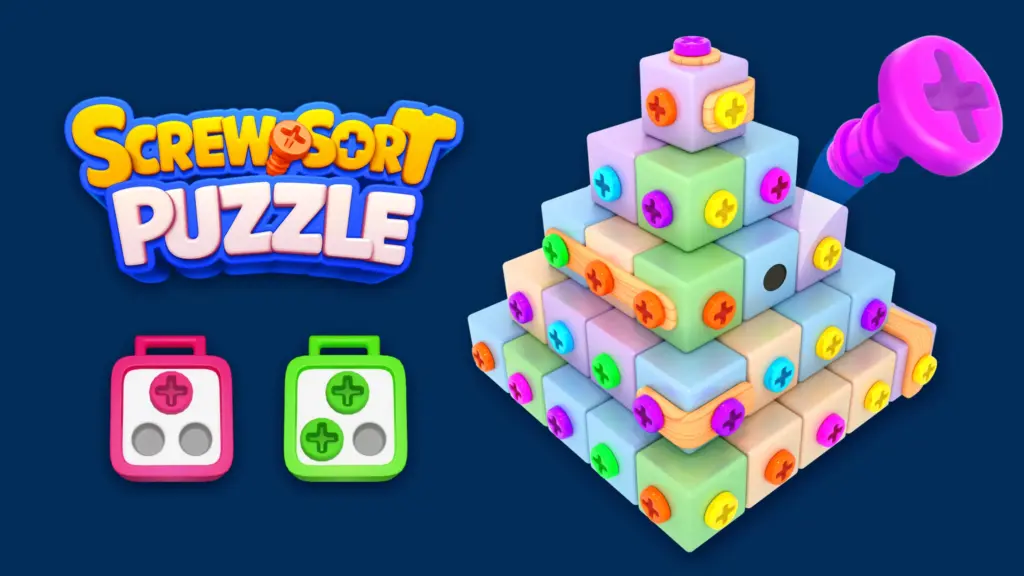 나사 매치 - 나사풀기 핀 퍼즐 나사게임 3d 스크린샷 3
