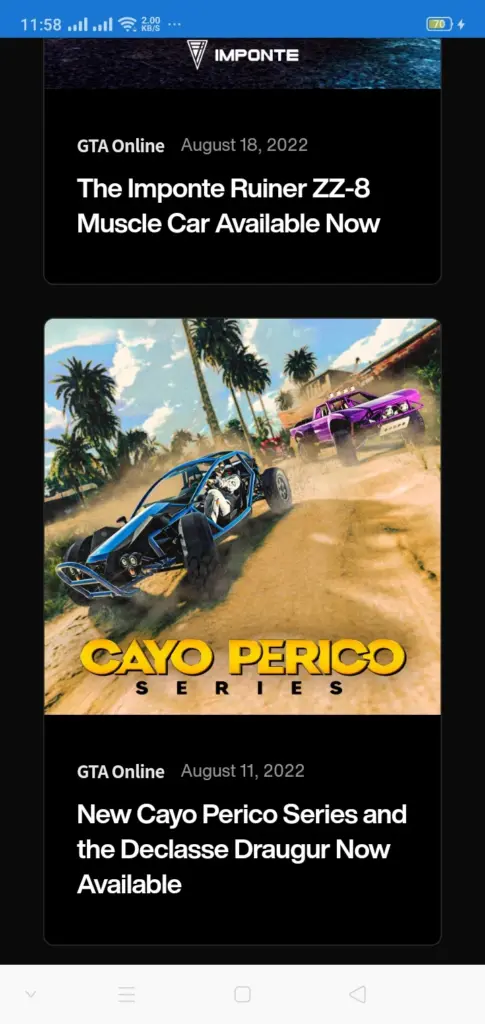 락스타 게임즈 런처 스크린샷 2