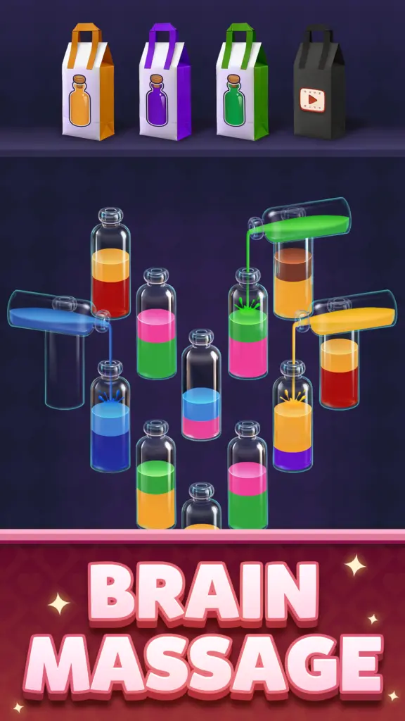 Water Match™- ASMR Water Sort 스크린샷 1