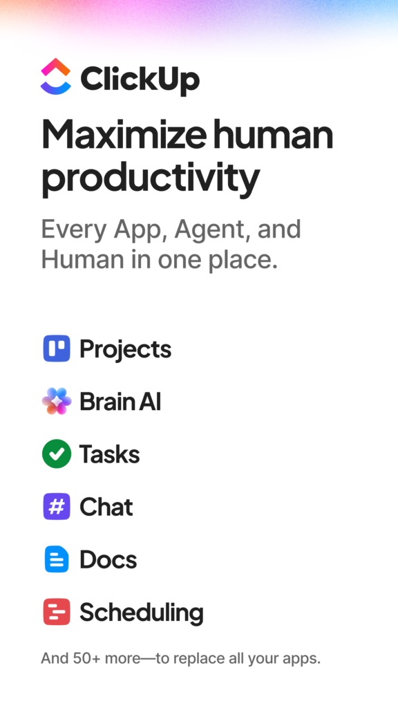 ClickUp 스크린샷 1