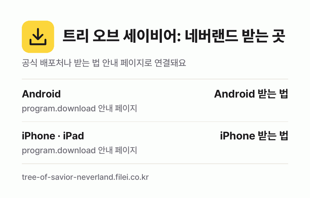 트리 오브 세이비어: 네버랜드 받는 곳: Android, iPhone · iPad