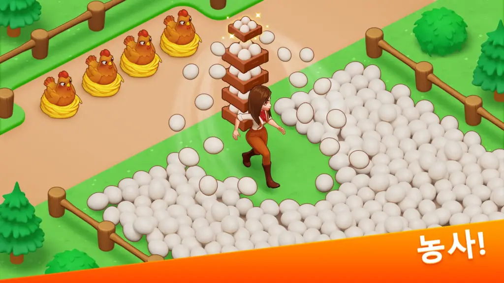 Klondike Adventures: 농장게임 스크린샷 1