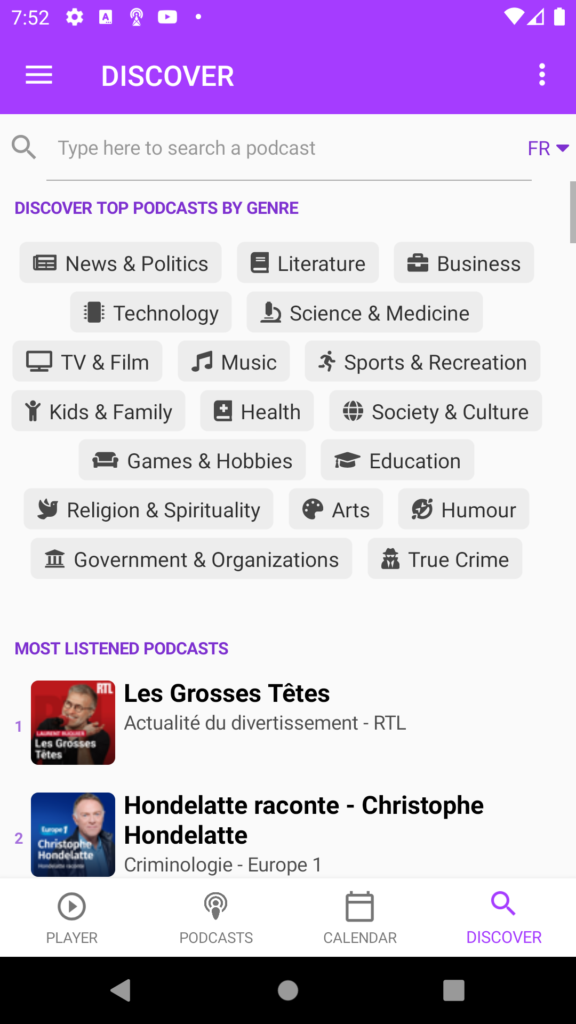Apple Podcasts 스크린샷 2