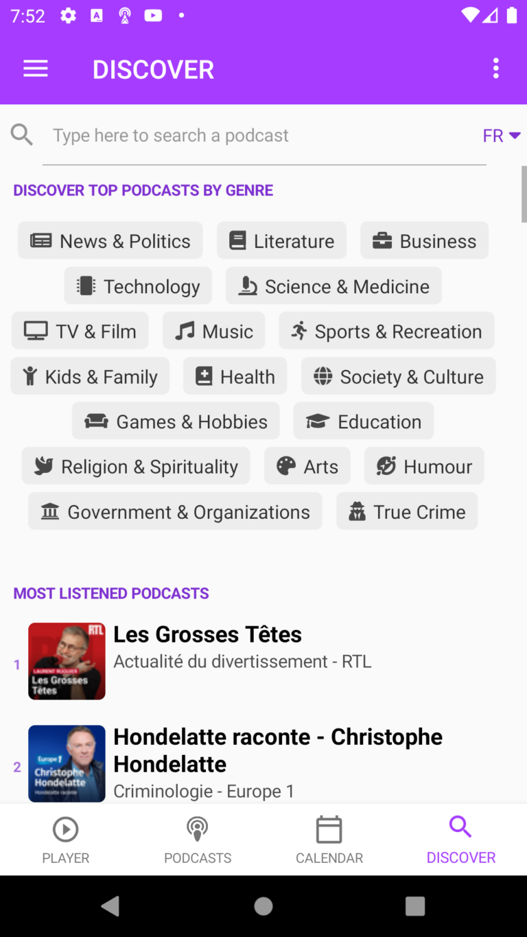 Apple Podcasts 스크린샷 2