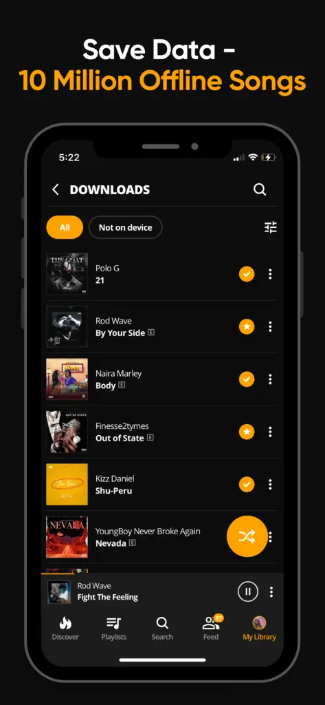 Audiomack 스크린샷 2