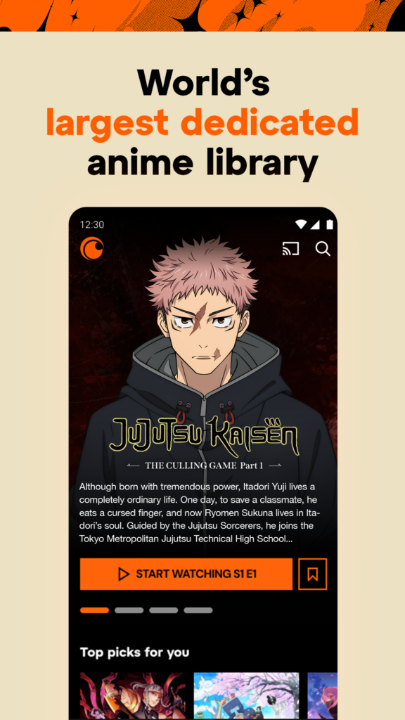 Crunchyroll 스크린샷 2