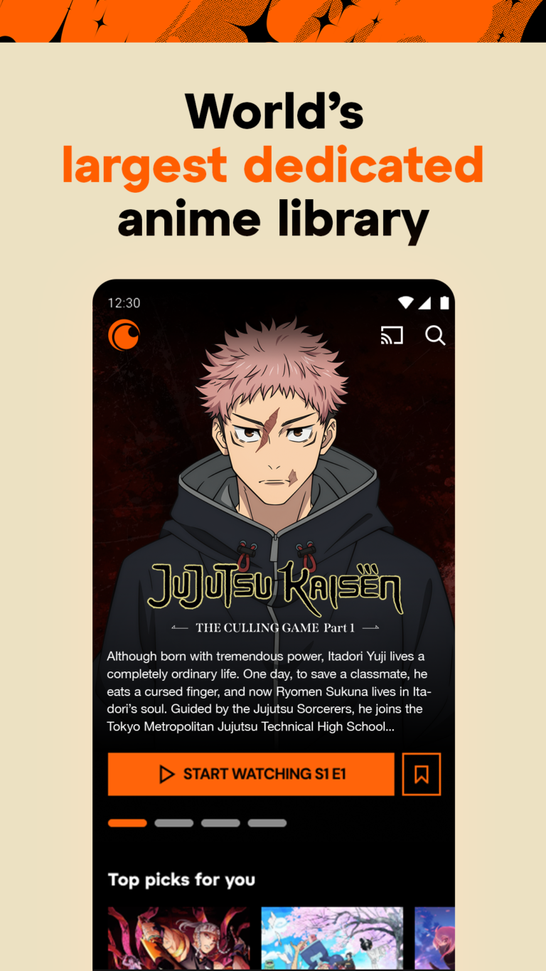 Crunchyroll 스크린샷 2