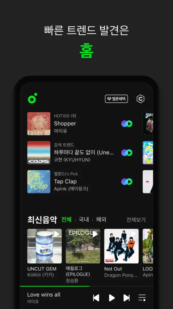 멜론 스크린샷 3