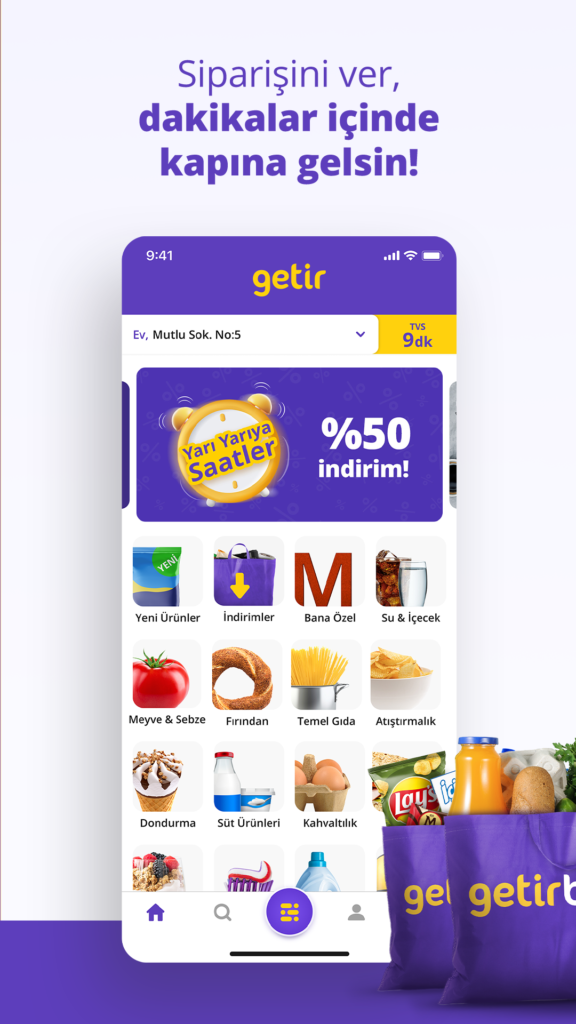 Getir 스크린샷 2