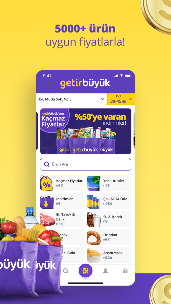 Getir 스크린샷 3