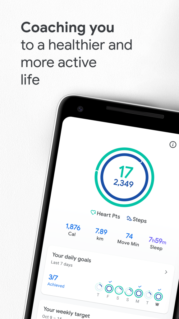 Google Fit 스크린샷 1