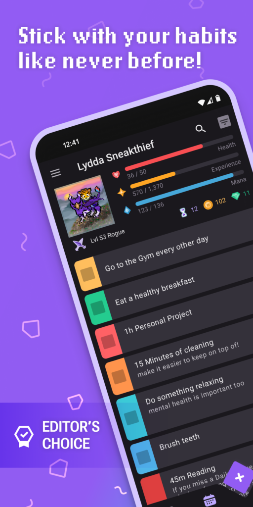 Habitica 스크린샷 1