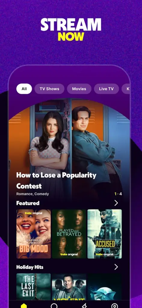 Tubi 스크린샷 2