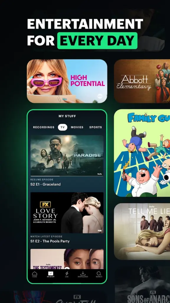 Hulu 스크린샷 1
