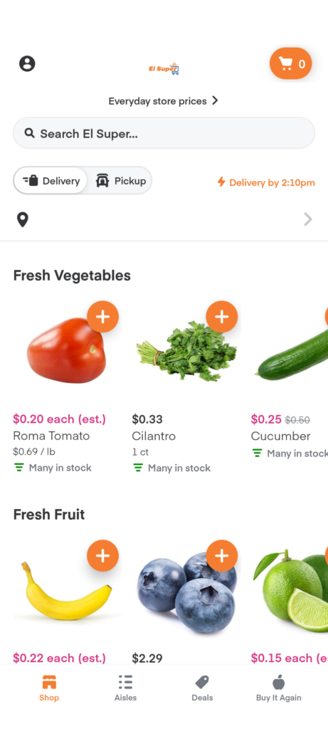 Instacart 스크린샷 1