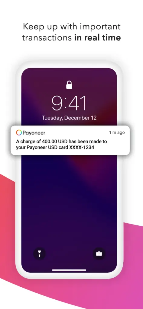 Payoneer 스크린샷 2