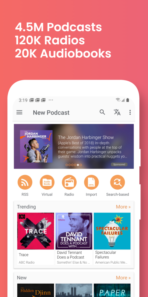 Podcast Addict 스크린샷 1