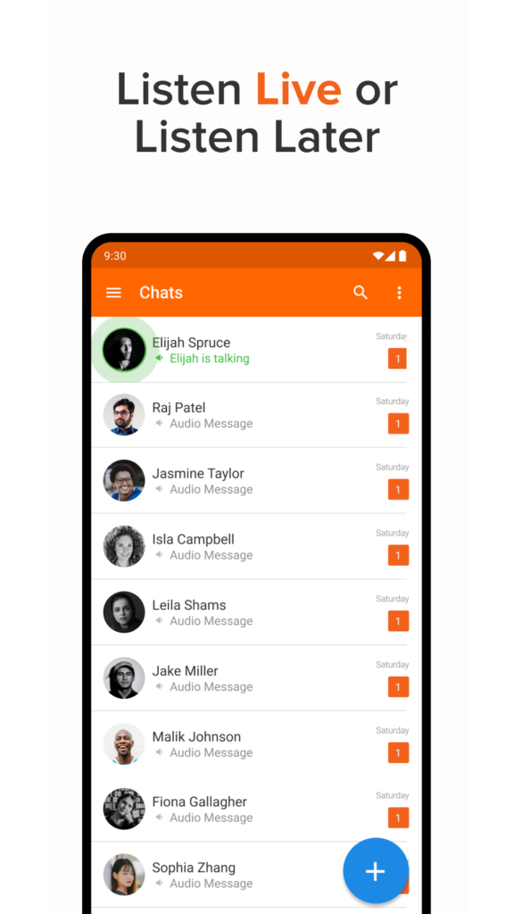 Voxer 스크린샷 1
