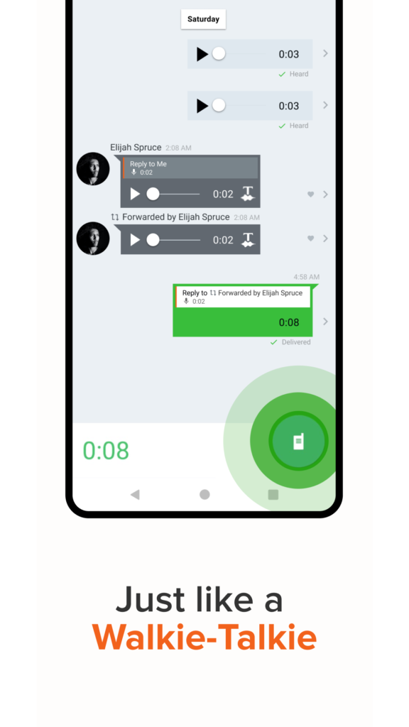 Voxer 스크린샷 2
