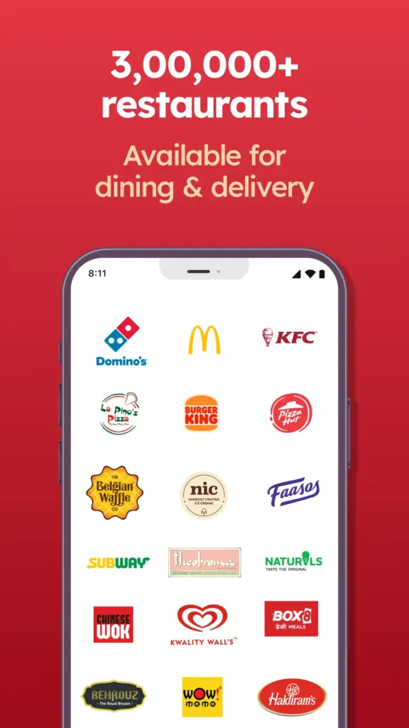 Zomato 스크린샷 2