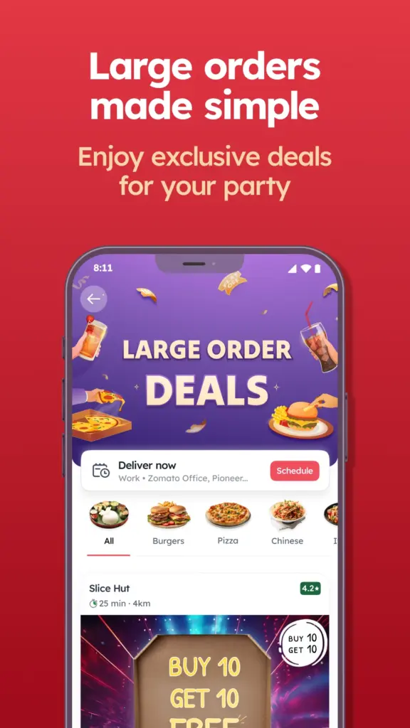 Zomato 스크린샷 3
