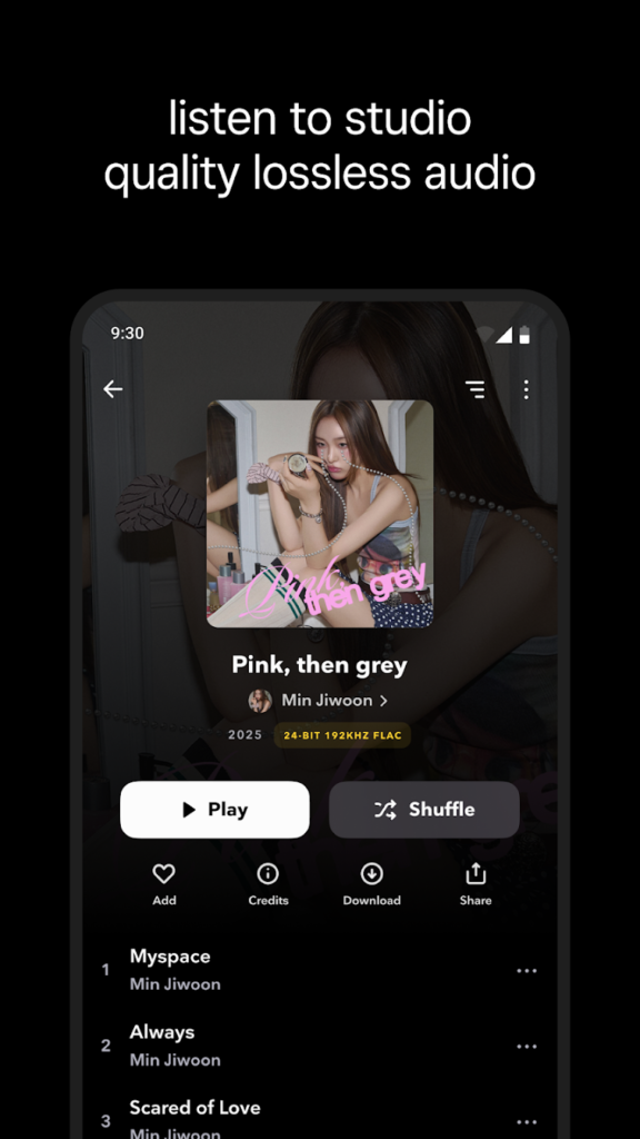 Tidal 스크린샷 3