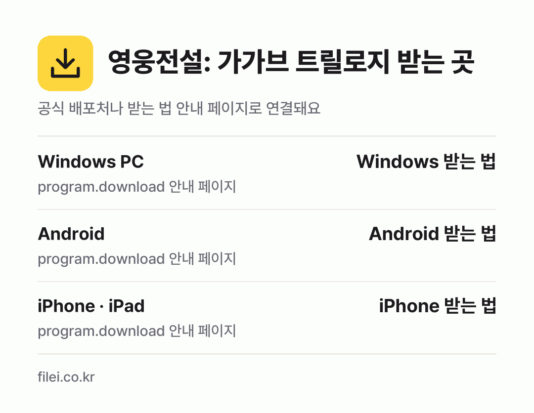영웅전설: 가가브 트릴로지 받는 곳: Windows PC, Android, iPhone · iPad