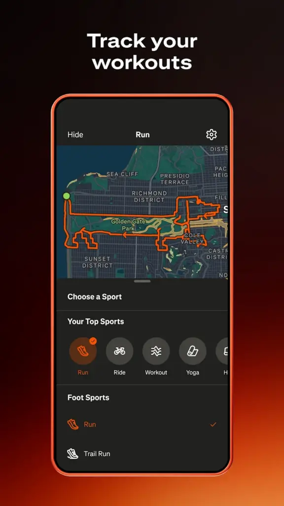 Strava 스크린샷 1