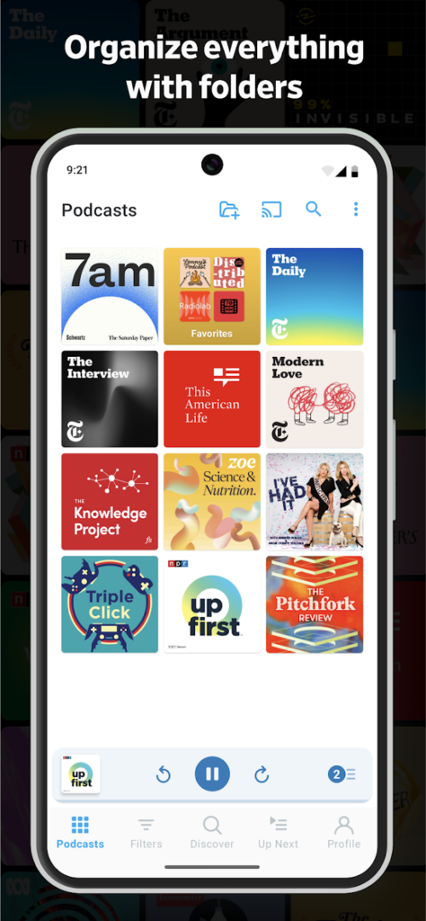 Pocket Casts 스크린샷 1