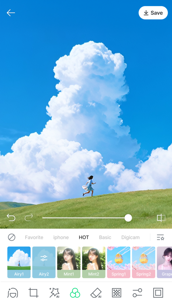 LINE Camera - 사진 편집, 애니메이션 스티커 스크린샷 2