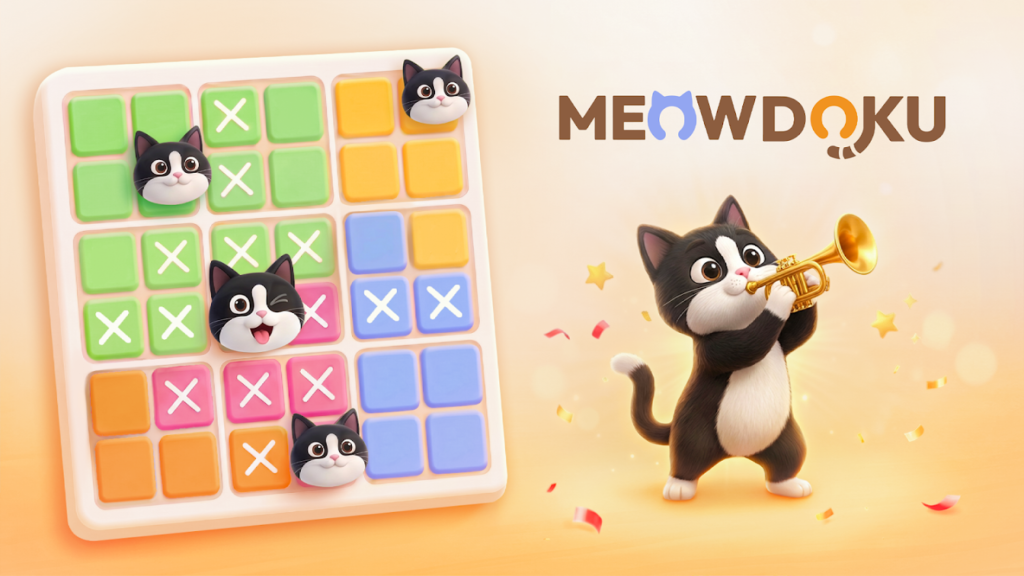 Meowdoku: 두뇌 퍼즐 게임 스크린샷 2