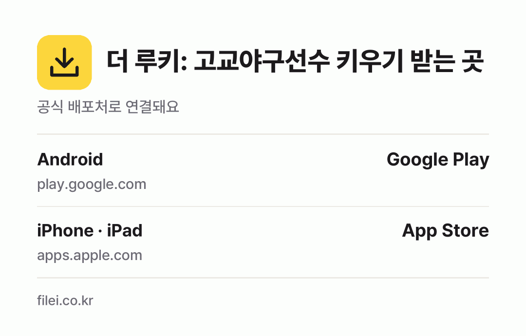 더 루키: 고교야구선수 키우기 받는 곳: Android, iPhone · iPad